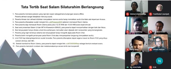 Benchmarking MT Al-Khawarizmi bersama Salam UI