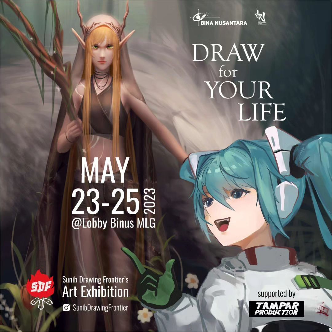 Berkenalan dengan Sunib Drawing Frontier (SDF) yang Baru Mengadakan Pameran Seni Perdananya