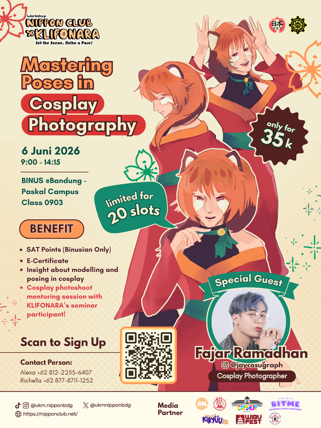 [LIPUTAN] Workshop Nippon Club X KLIFONARA: “Set The Scene, Strike A Pose”