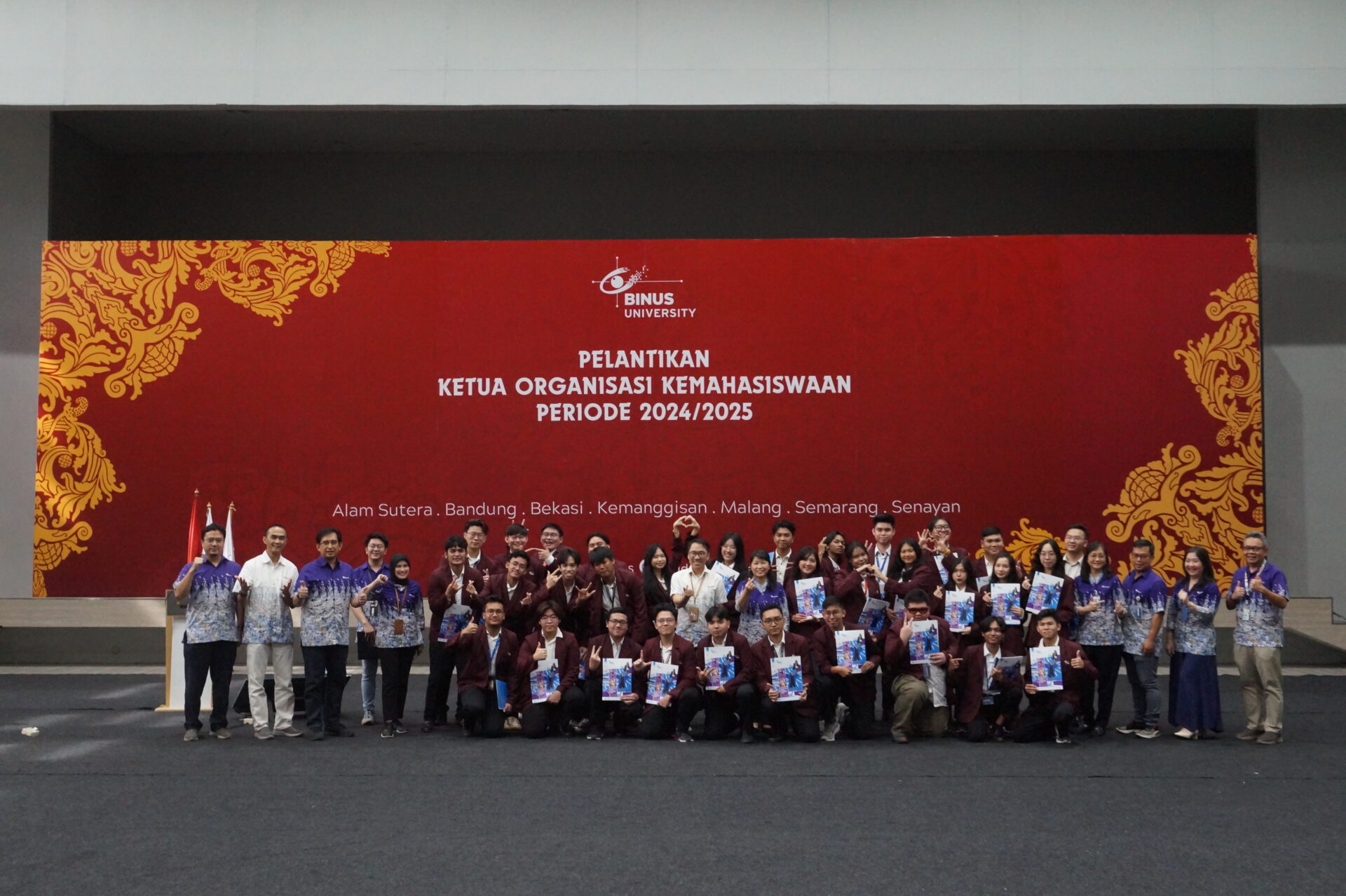 Pelantikan Ketua Organisasi Kemahasiswaan Periode 2024-2025