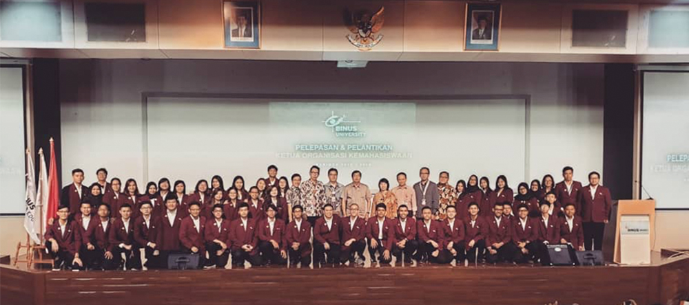 Pelepasan dan Pelantikan Ketua Organisasi Kemahasiswaan Periode 2018/ 2019