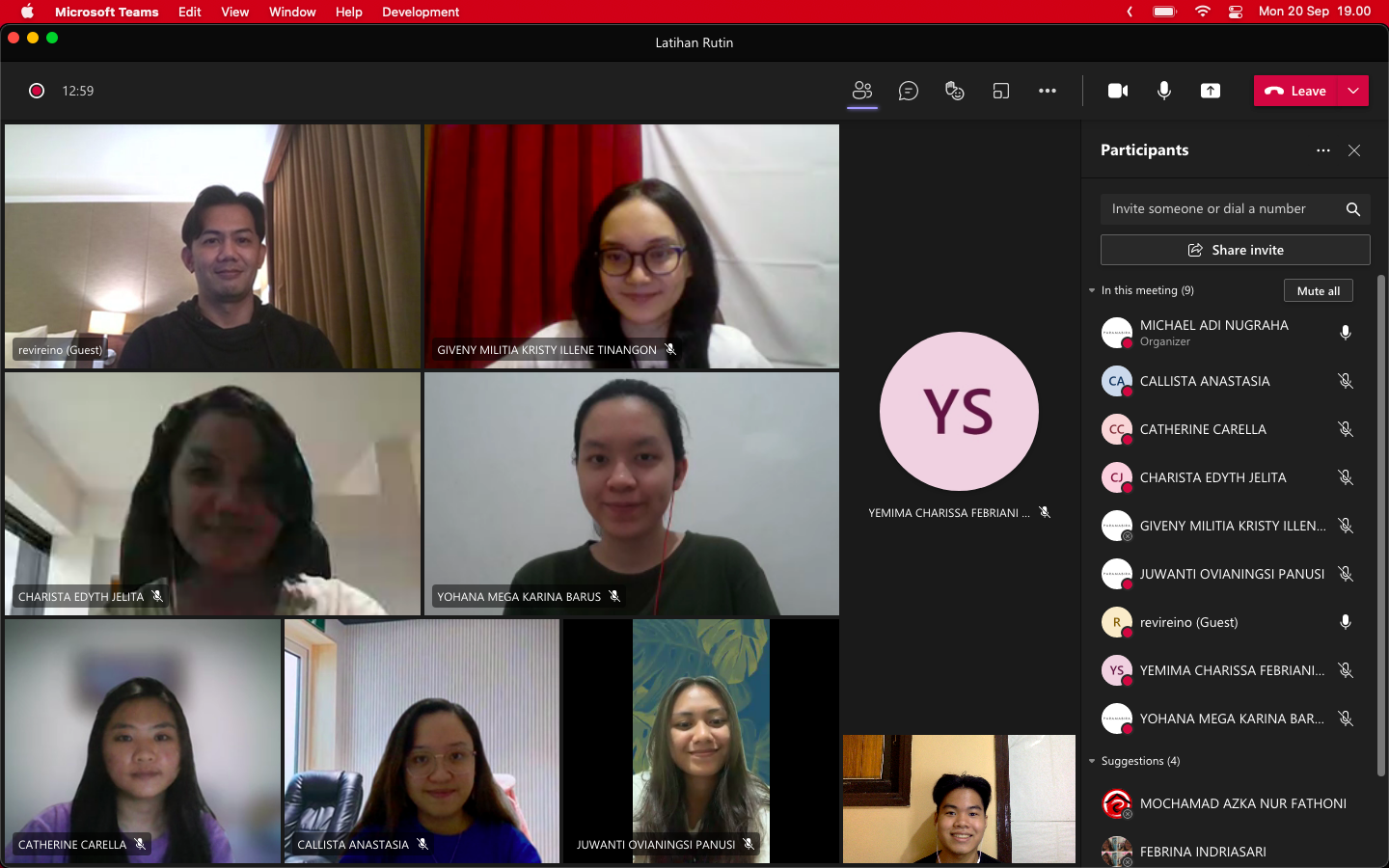 Latihan Online September