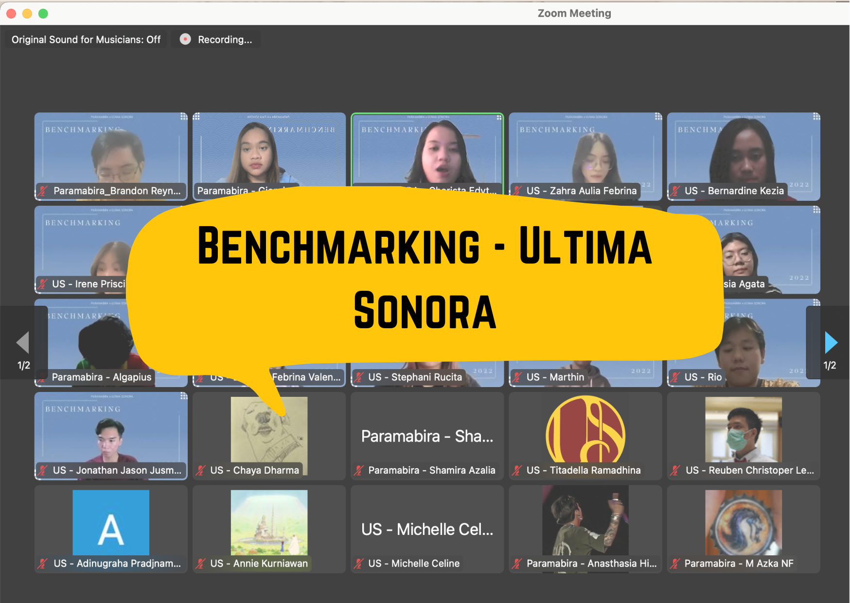 Benchmarking – Ultima Sonora