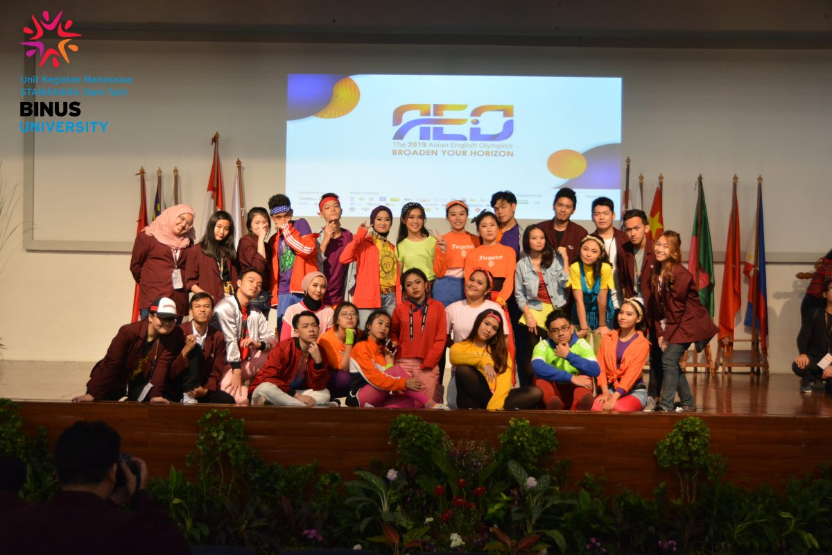 PERFORMANCE STAMANARA DALAM ACARA ASIAN ENGLISH OLYMPICS 2019