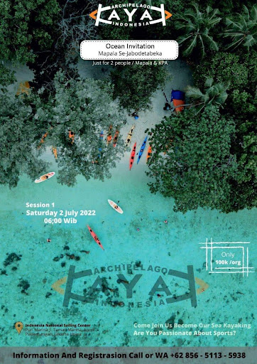 LATIHAN GABUNGAN SEA KAYAK MAPALA SE-JABODETABEKA BERSAMA ARCHIPELAGO KAYAK INDONESIA
