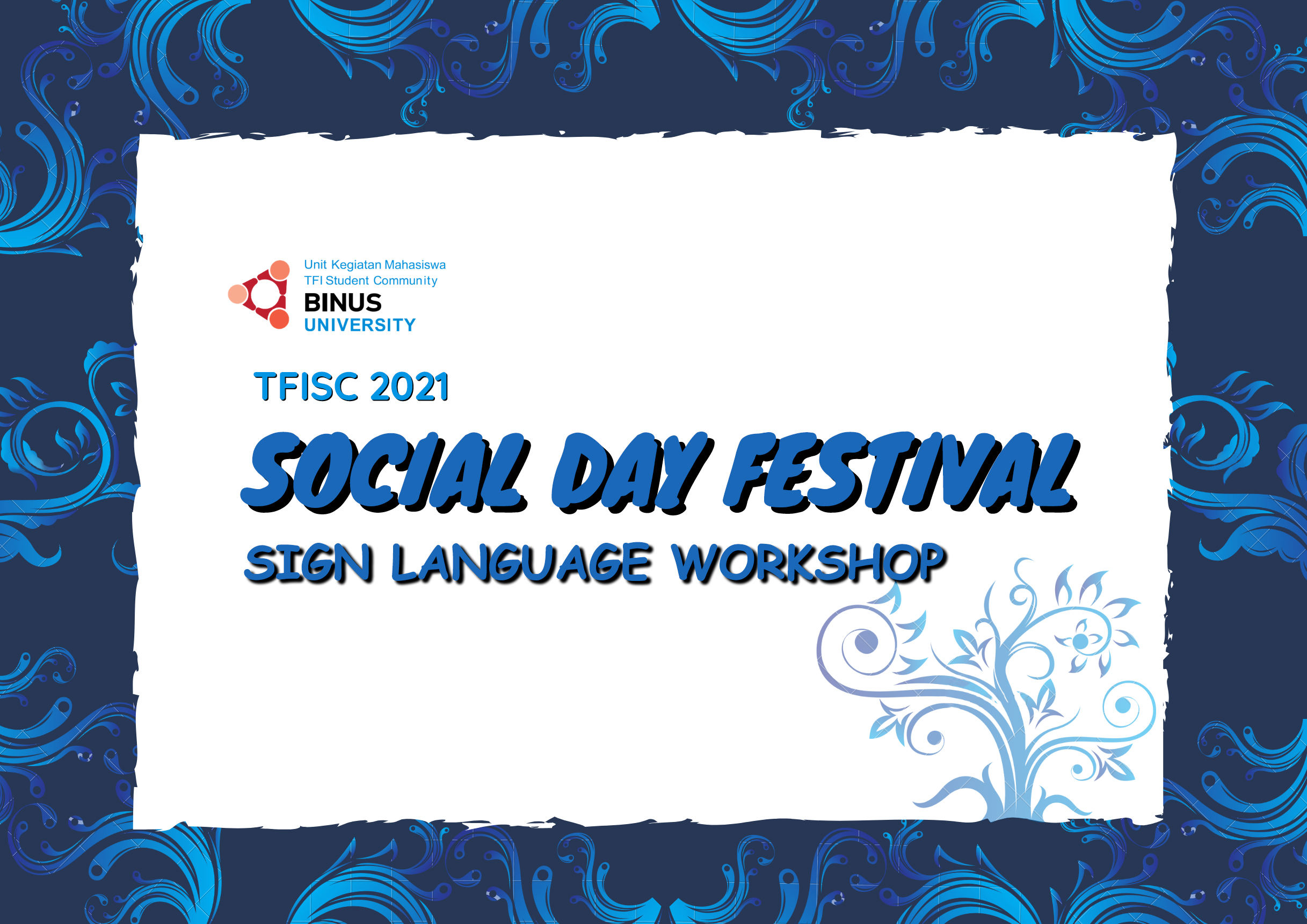 Social Day Festival TFISC 2021: Sign Language Workshop