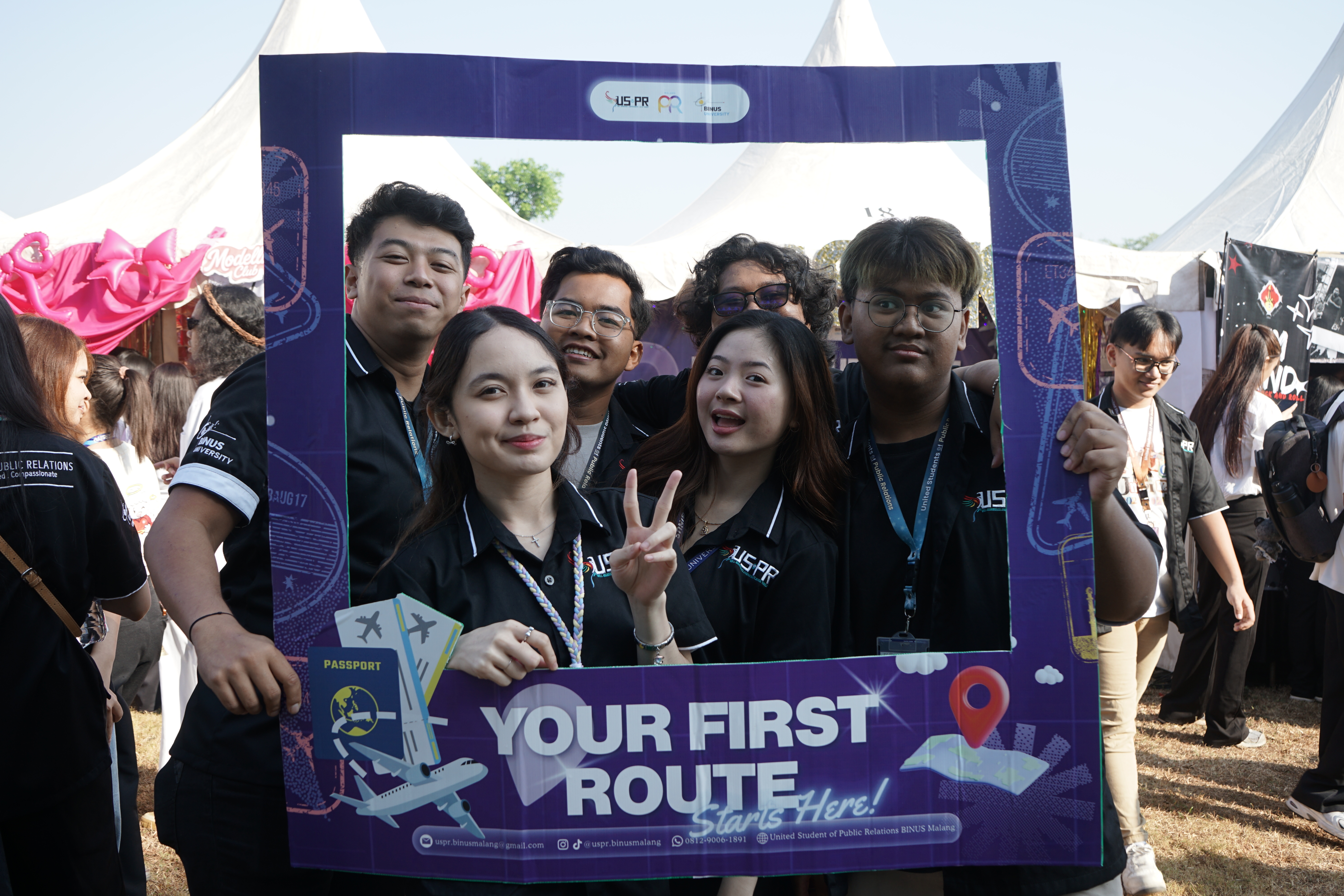 USPR Warnai Week of Welcoming, Sapa Mahasiswa Baru Lewat Booth